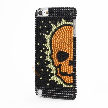 Dødningehoved Bling Glitter Krystal Diamant Case Cover til iPod Touch 5