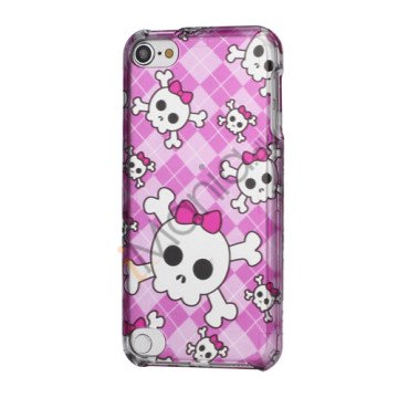 Rose Dødningehoved Sleek Combo 2 i 1 Snap-On Hard Case Shell til iPod Touch 5