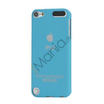 Slim Gummi Beskyttende Hard Case med Apple iPod Logo til iPod Touch 5 - Baby Blue