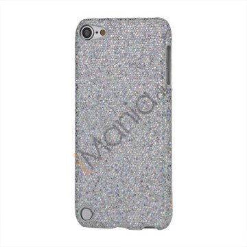 Bling Pailletter Beskyttende Hard Case Cover til iPod Touch 5 - Sølv