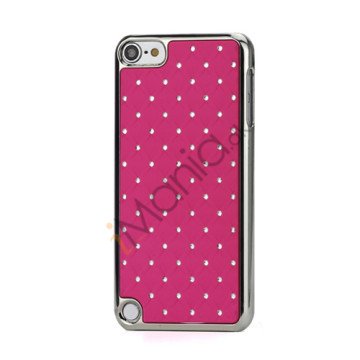 Superb  Diamant Galvaniseret Hard Case til iPod Touch 5 - Rose