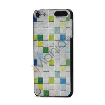 Præget Square Grain Hard Beskyttelses Case Skin til iPod Touch 5