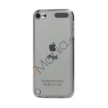 Glat Frosted Fleksibel TPU Gel Skin Cover til iPod Touch 5 - Gennemsigtig Hvid