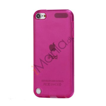 Glat Frosted Fleksibel TPU Gel Skin Cover til iPod Touch 5 - Gennemsigtig Rose