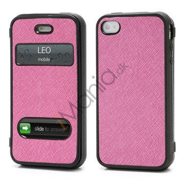 TPU Etui-Cover til iPhone 4 4S - Rose