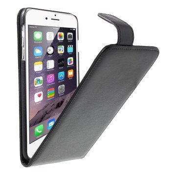 iPhone 6 Plus/6S Plus flipcover med magnetlås, sort