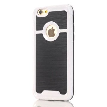 iPhone 7 kombi-cover PC/TPU, hvid