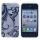 Blomstret iPhone 4 TPU cover, hvid