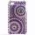 iPhone 4 / 4S bling cover lilla med cirkler