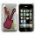 iPhone 3G bling cover med pink guitar