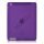 Blødt Silikone Cover Taske til Den Nye iPad 2. 3. 4. Generation - Lilla