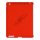 Naked Smart Cover Companion Silikone Taske til Den Nye iPad 2. 3. 4. Gen - Rød