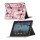 Fashion Lady PU Kunstlæder Stand Case Smart Cover til iPad 2 3 4 - Pink