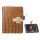 Hermes Folio Style Krokodille Kunstlæder Taske Cover Holder til iPad 2. 3. 4. Generation - Brown