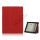 Premium Canvas Folio Case Holder til iPad 2 3 4 - Rød