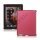 Carbon Fiber Kunstlæder Hard Case Smart Cover Companion til iPad 2 3 4 - Rose