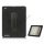 Snap-on Defender Case Cover med holder til iPad 2 den nye iPad - Sort