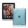 Fingerprint TPU Gel Case Cover til Den Nye iPad 2. 3. 4. Gen - Baby Blue