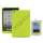 Slim Blød Silikone Taske med Chokolade Home Button til iPad Mini med Exquisite Emballage - Gul Grøn