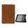 Slim Canvas Case Cover with Stand til iPad Mini - Brun