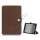 Grain Line Folio PU Leather Stand Case Cover til iPad Mini - Brun