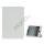 HOT Flip Magnetic PU Læder Stand Case Cover til iPad Mini - Hvid