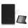 Smart Cover Leather Case Fold Magnetic Stand Holder til iPad Mini - Sort