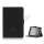 Antique Grain Magnetic Stand PU Leather smart Cover Case til iPad Mini - Sort