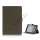 Antique Grain Magnetic Stand PU Leather smart Cover Case til iPad Mini - Coffee