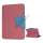 Magnetiske Smart Folio Læder Card Slots Stand Case Cover til iPad Mini - Pink