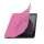 Slim Tri-fold Single Front Læder Stand Smart Cover Case til iPad Mini - Pink