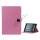 Fodbold Grain PU Læder Card Stand Case Cover til iPad Mini - Pink