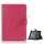 Gorgeous Rhombus Design Folio Standby Lædertaske til iPad Mini - Rose