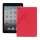 Ultra-slank Lychee Skin Design Hard Cover Case Tilbehør til iPad Mini - Rød