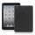 Top-Grade kviksand Stealth Hard Shell Back Case Cover til iPad Mini - Sort