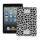 Leopord Læder Skin Cover Shell med Premium handstrap til iPad Mini - Grå