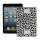 Leopord Læder Skin Cover Shell med Premium handstrap til iPad Mini - Brun