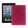 Shining Glitter Bling Powder Mesh Coated Hard Case Skin Cover til iPad Mini - Rød