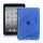 Streamline S Shaped TPU Gel Case Shell til iPad Mini - Blå