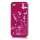 iPhone 4 cover Lakeret og med sommerfugle, pink