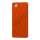 Glitter Smykkesten Indlagt Silikone Cover Case til iPhone 5 - Orange