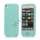 Jellybean Home Knap Jelly Silikone etui til iPhone 5 - Cyan