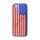 Amerikansk Flag Silikone Case iPhone 5 cover - Blå