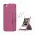 Lodret Lychee Læder Stand Case iPhone 5 cover - Violet