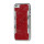 Stilfuld glitrende Powder Læder Coated Hard Case til iPhone 5 - Rød
