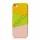 Farvelagt Triplex Slide Hard Plastic Cover Case til iPhone 5 - Gul