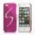 S-Line Series Glitter Smykkesten Galvanohjælpestof Hard Case Cover til iPhone 5 - Rose