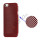 Ultra Slim Perforeret Ventileret Metal Hard Case til iPhone 5 - Rød