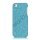 Skinnende Flash Sequin Hard Case til iPhone 5 - Light Blå