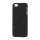 Gummibelagt Mat Hard Back Case til iPhone 5 - Sort